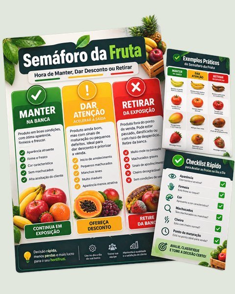 Bônus 1: Semáforo da Fruta: Hora de Manter, Dar Desconto ou Retirar