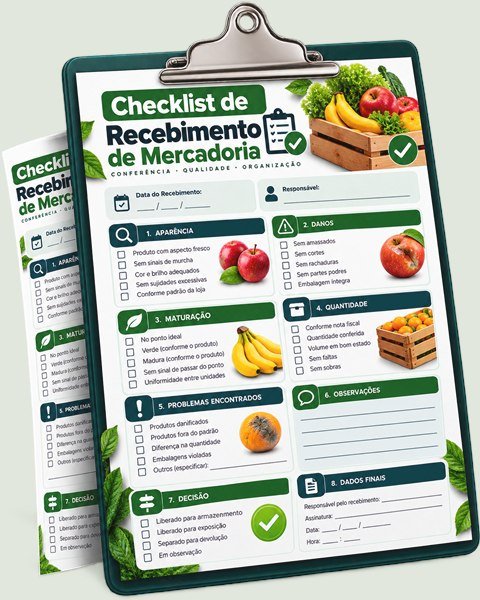 Bônus 2: Checklist de Recebimento de Mercadoria