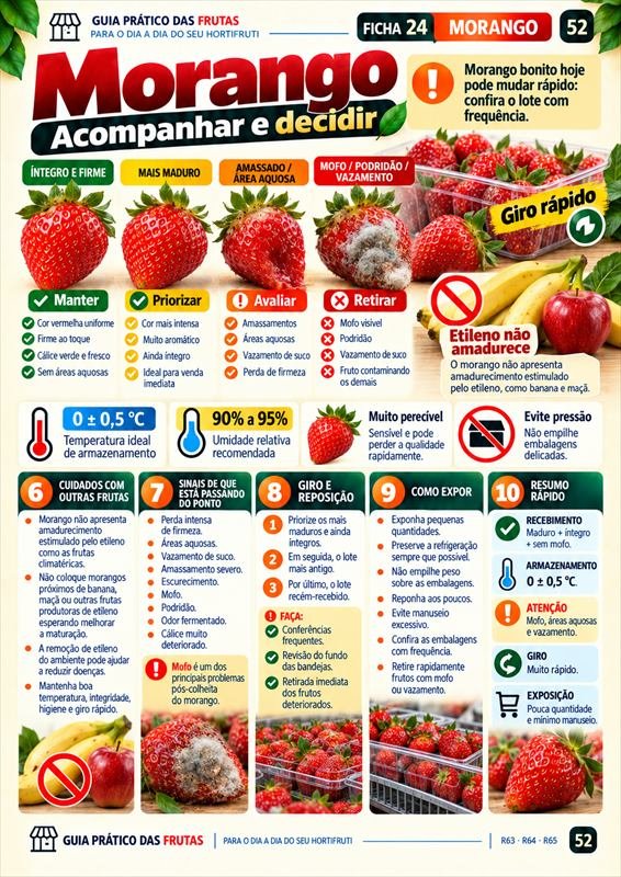 Ficha do Morango — acompanhar e decidir